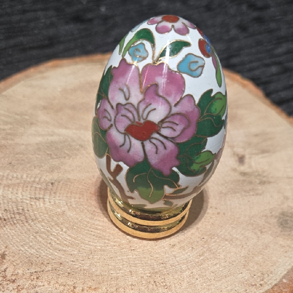Vintage Franklin Mint Cloisenne Egg